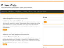 Tablet Screenshot of eokulgiris.com